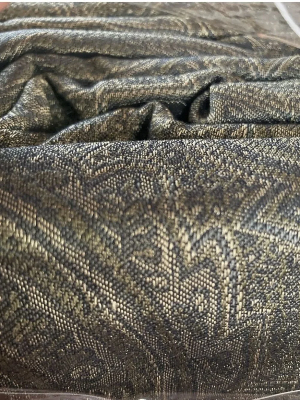 Michael Kors Devonshire Loden King Duvet Cover New Brown Gold Paisley $545